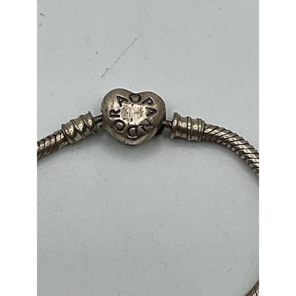 Pandora Charm Bracelet with 1 charms, about 8 inches - Picture 4 of 5